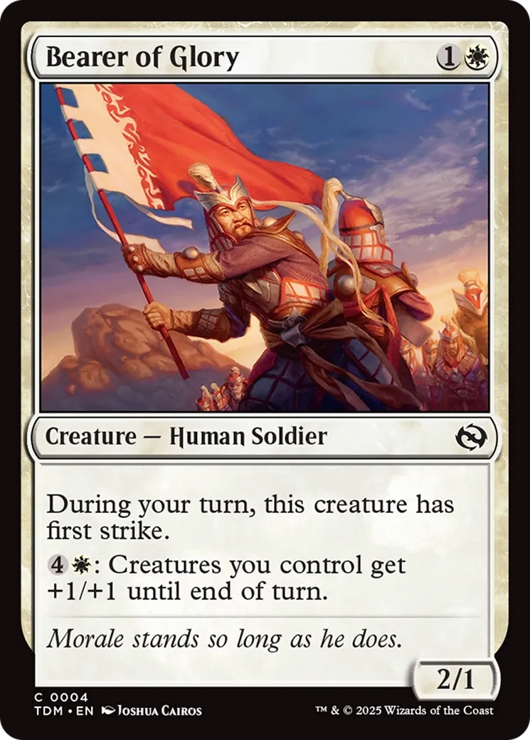 Bearer of Glory — Tarkir: Dragonstorm — Magic: The Gathering