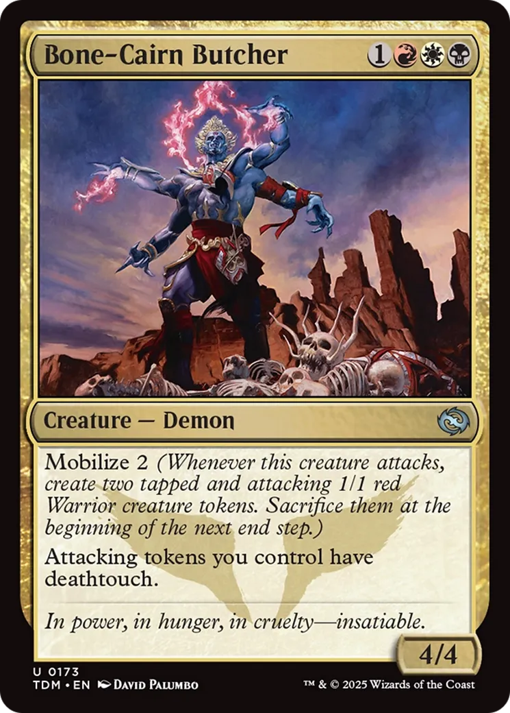 Bone-Cairn Butcher — Tarkir: Dragonstorm — Magic: The Gathering
