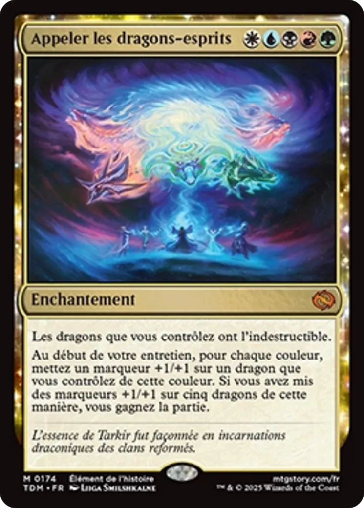 Appeler les dragons-esprits — Tarkir: Dragonstorm — Magic: The Gathering