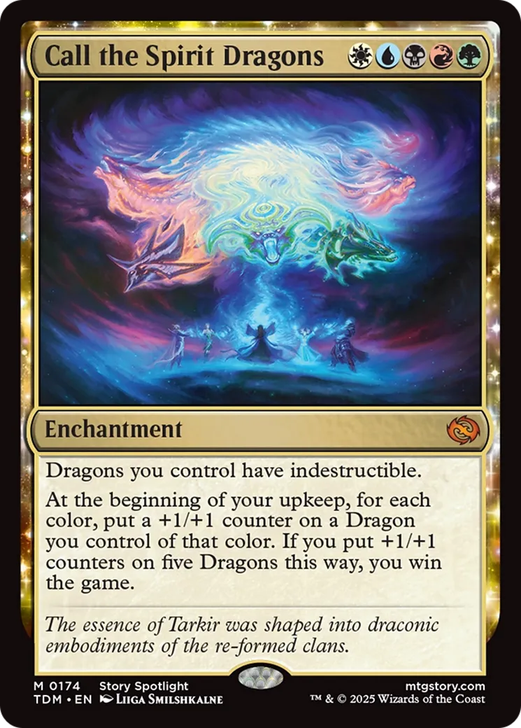 Appeler les dragons-esprits — Tarkir: Dragonstorm — Magic: The Gathering