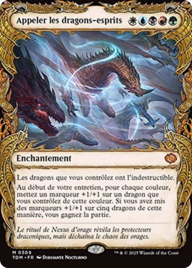 Appeler les dragons-esprits — Tarkir: Dragonstorm — Magic: The Gathering