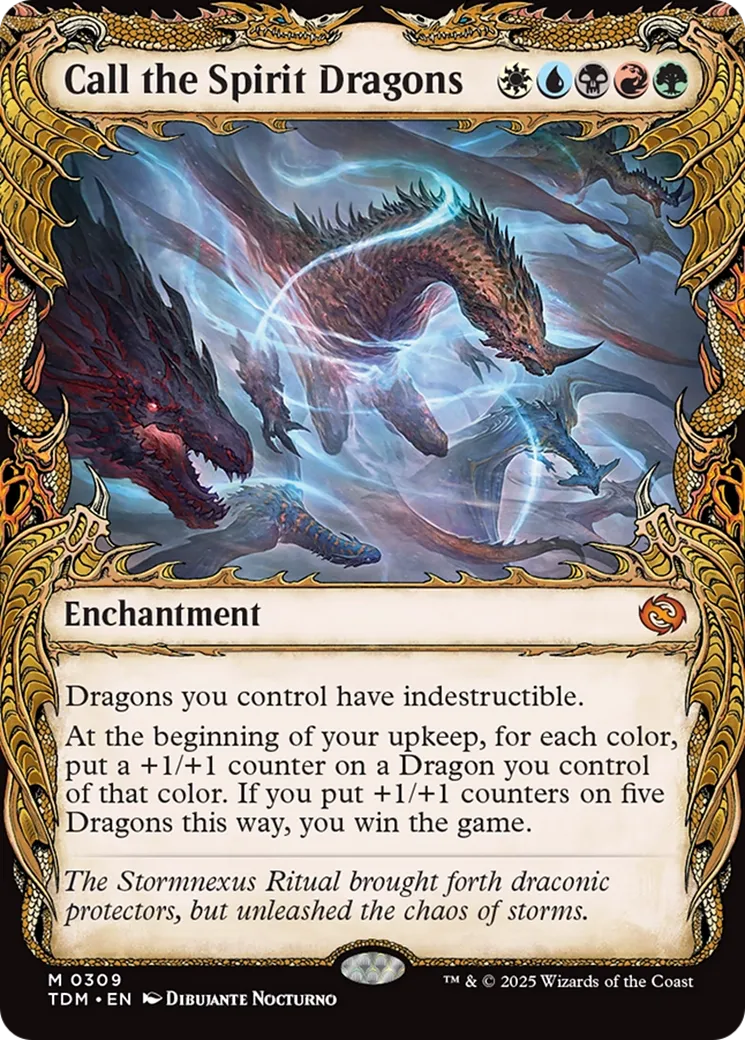 Call the Spirit Dragons — Tarkir: Dragonstorm — Magic: The Gathering