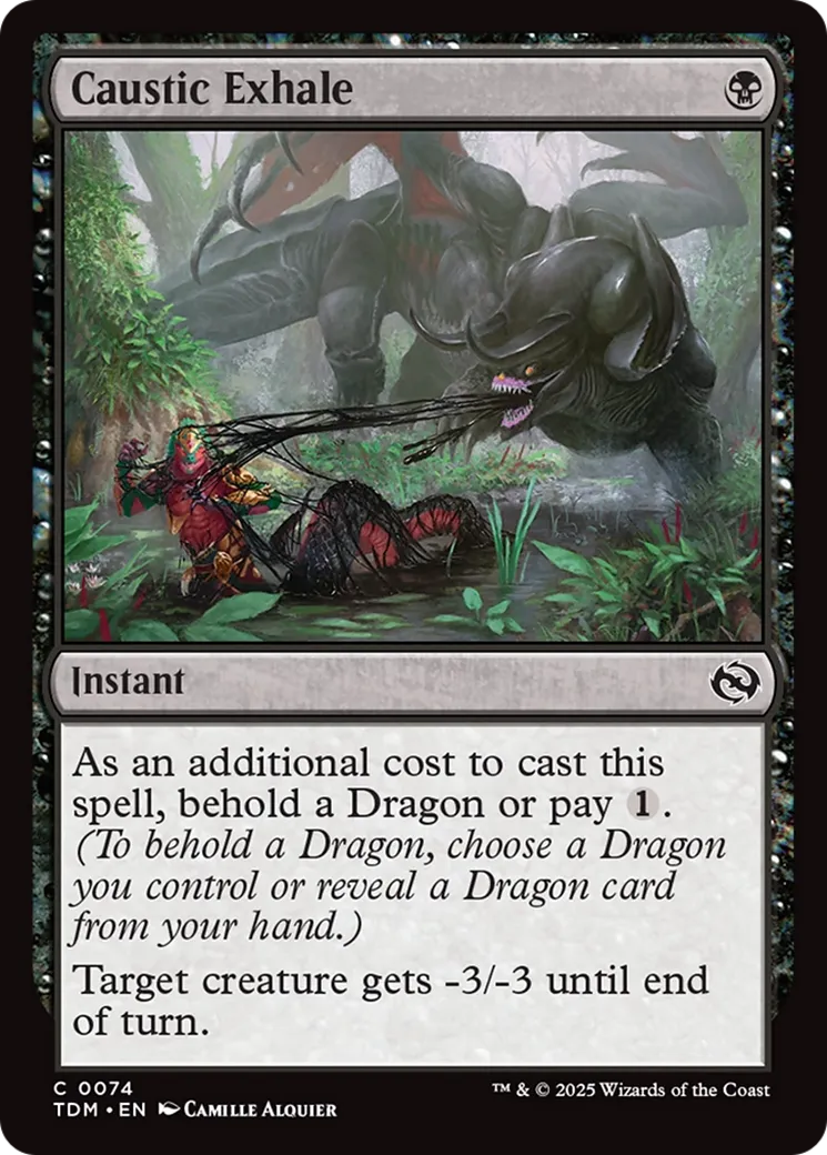Souffle caustique — Tarkir: Dragonstorm — Magic: The Gathering