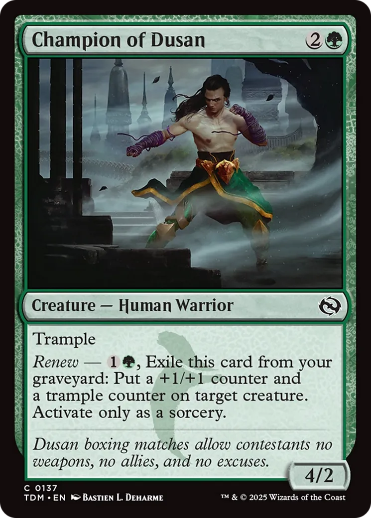 Champion de Dusan — Tarkir: Dragonstorm — Magic: The Gathering
