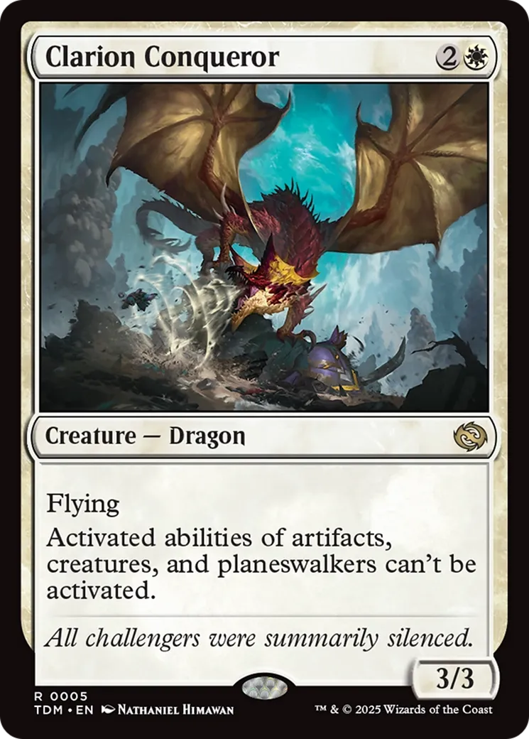 Clarion Conqueror — Tarkir: Dragonstorm — Magic: The Gathering