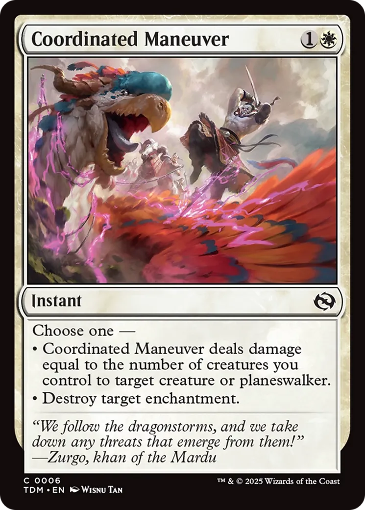 Manœuvre coordonnée — Tarkir: Dragonstorm — Magic: The Gathering