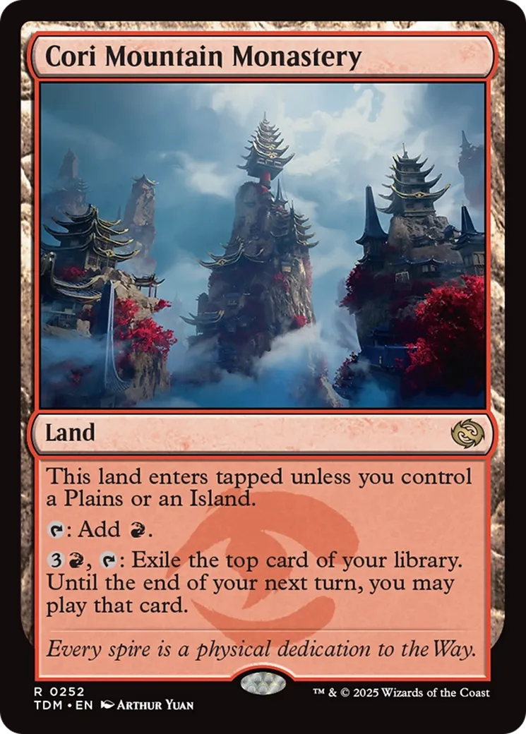 Monastère de la montagne de Cori — Tarkir: Dragonstorm — Magic: The Gathering