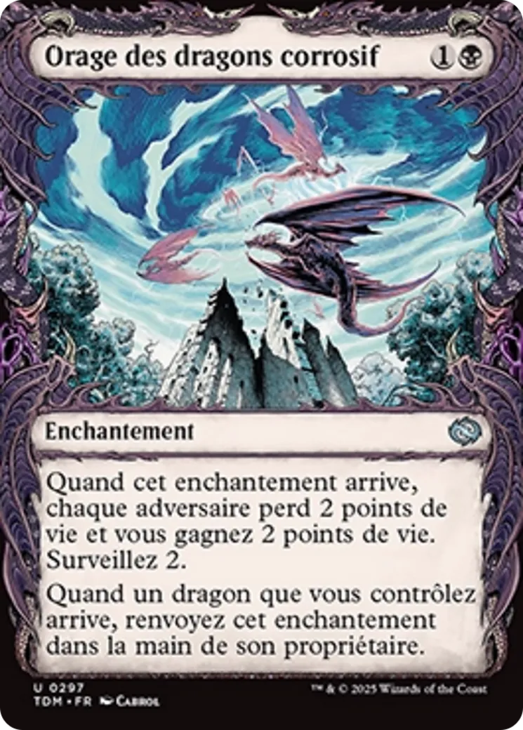 Orage des dragons corrosif — Tarkir: Dragonstorm — Magic: The Gathering