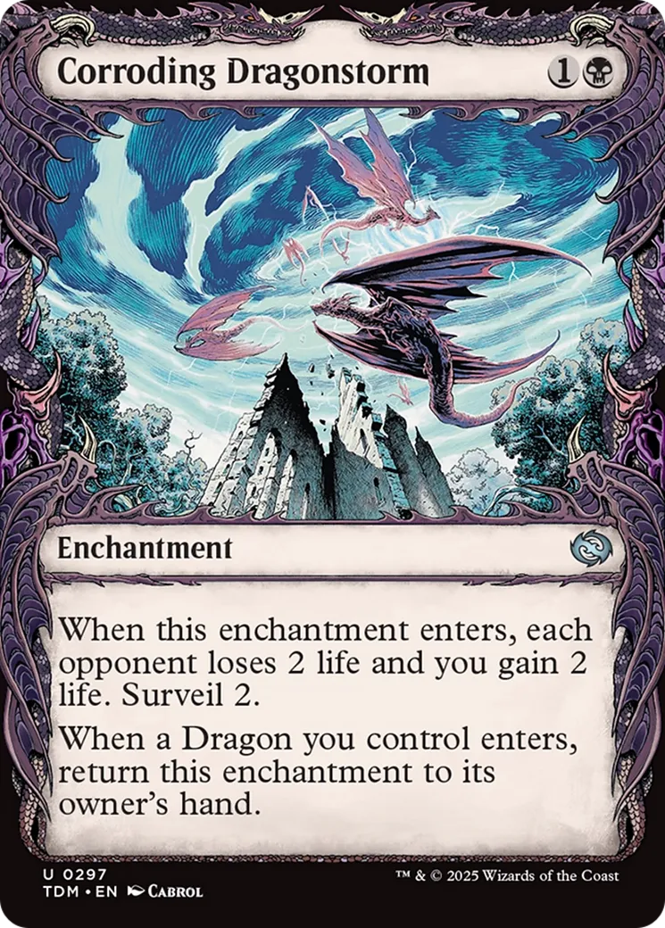 Orage des dragons corrosif — Tarkir: Dragonstorm — Magic: The Gathering