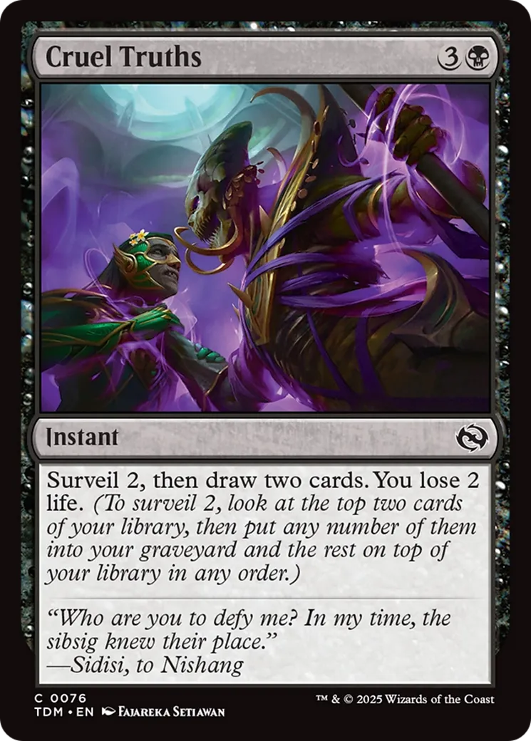 Cruel Truths — Tarkir: Dragonstorm — Magic: The Gathering