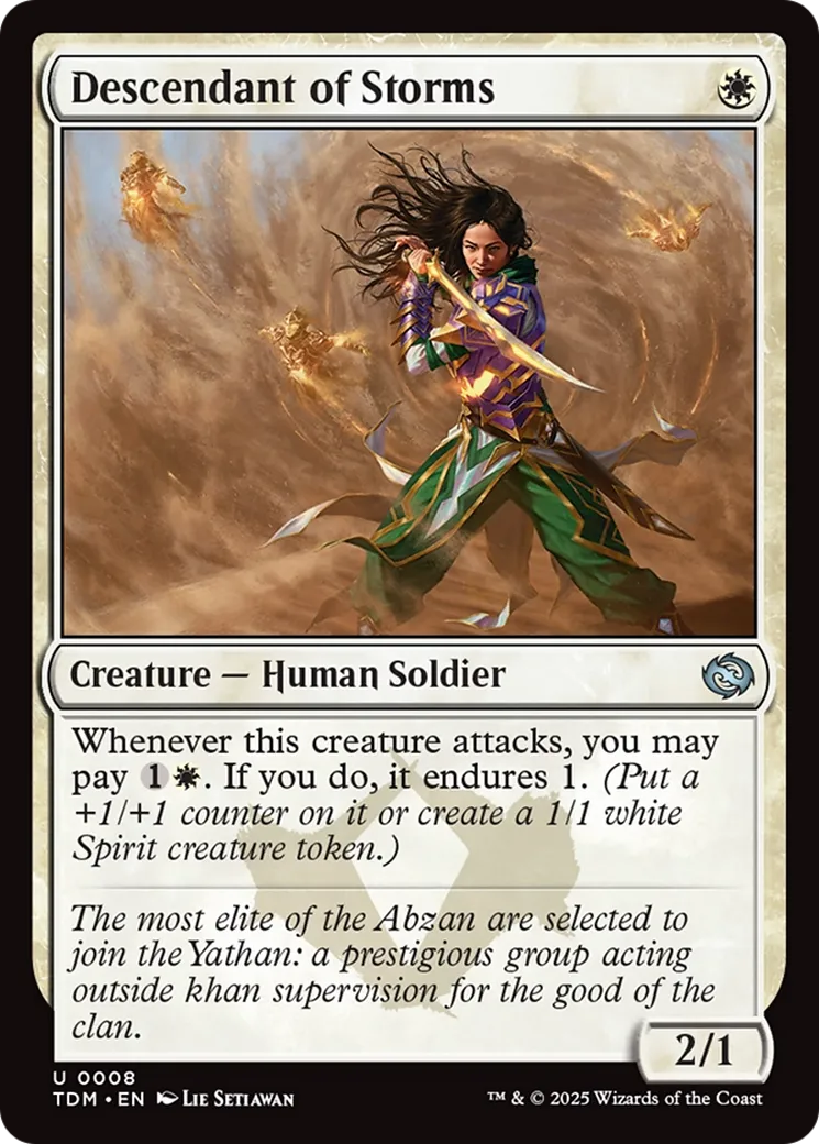Descendant of Storms — Tarkir: Dragonstorm — Magic: The Gathering