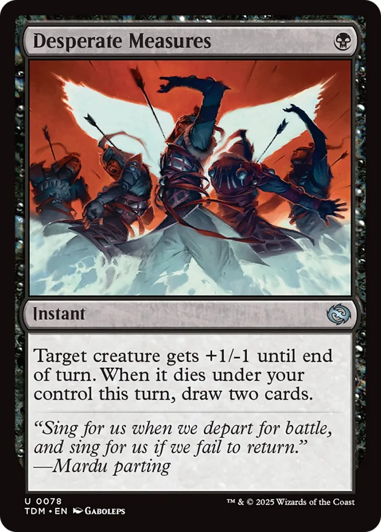 Desperate Measures — Tarkir: Dragonstorm — Magic: The Gathering