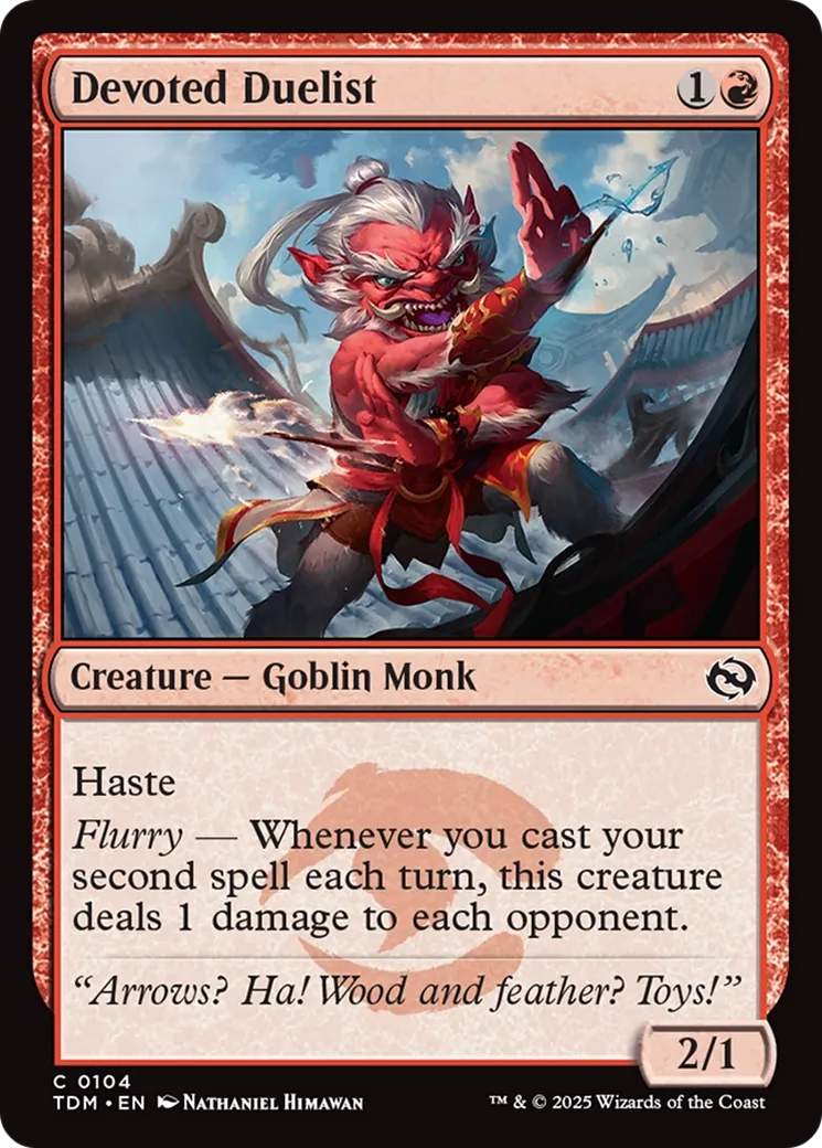 Duelliste dévoué — Tarkir: Dragonstorm — Magic: The Gathering