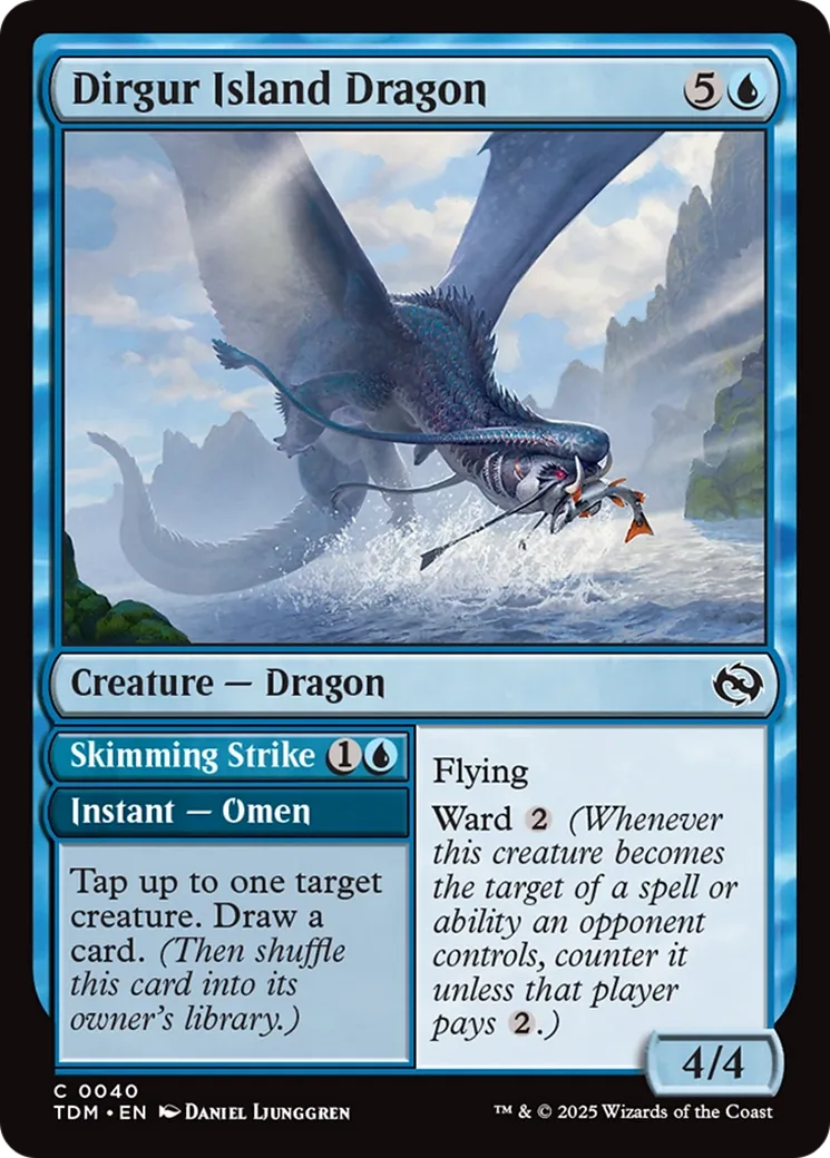 Dirgur Island Dragon // Skimming Strike — Tarkir: Dragonstorm — Magic: The Gathering