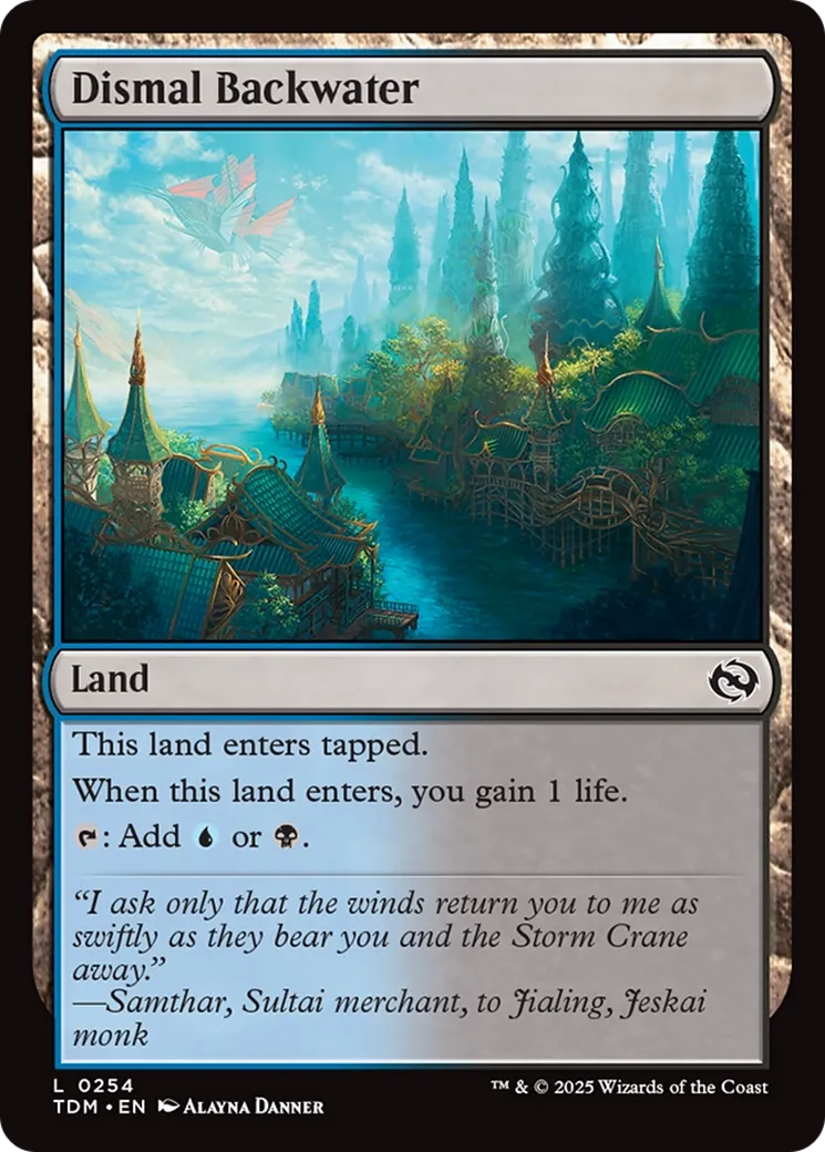 Dismal Backwater — Tarkir: Dragonstorm — Magic: The Gathering