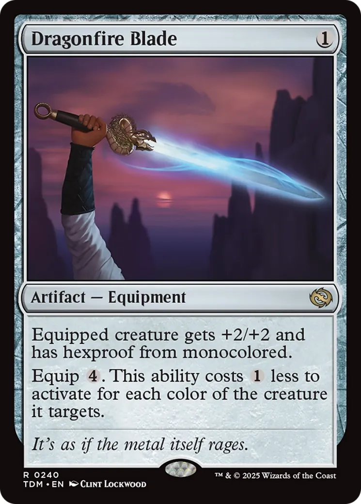 Dragonfire Blade — Tarkir: Dragonstorm — Magic: The Gathering
