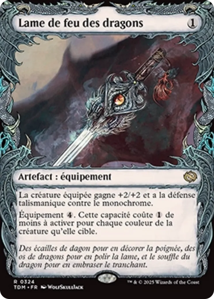 Lame de feu des dragons — Tarkir: Dragonstorm — Magic: The Gathering