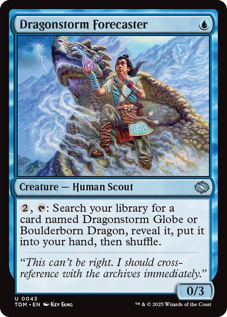 Prévisionniste d'orages des dragons — Tarkir: Dragonstorm — Magic: The Gathering