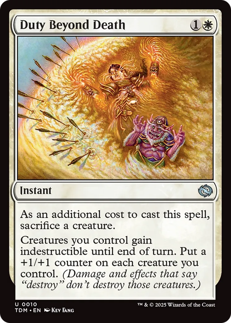 Duty Beyond Death — Tarkir: Dragonstorm — Magic: The Gathering