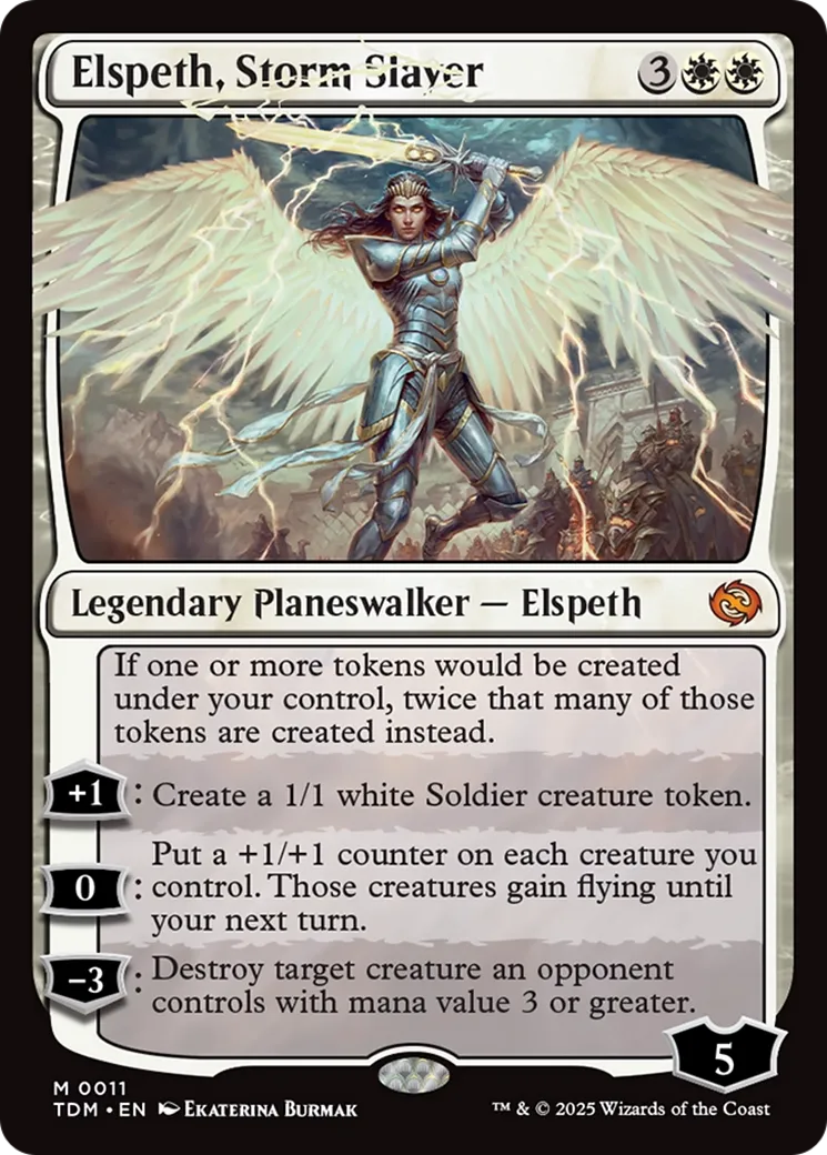 Elspeth, tueuse de tempêtes — Tarkir: Dragonstorm — Magic: The Gathering