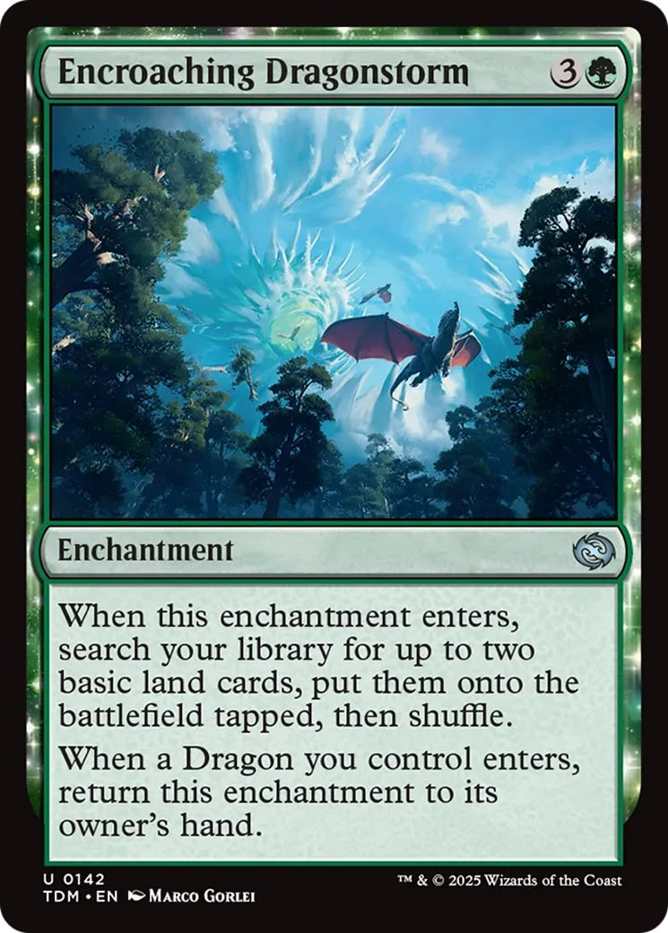 Orage des dragons empiétant — Tarkir: Dragonstorm — Magic: The Gathering