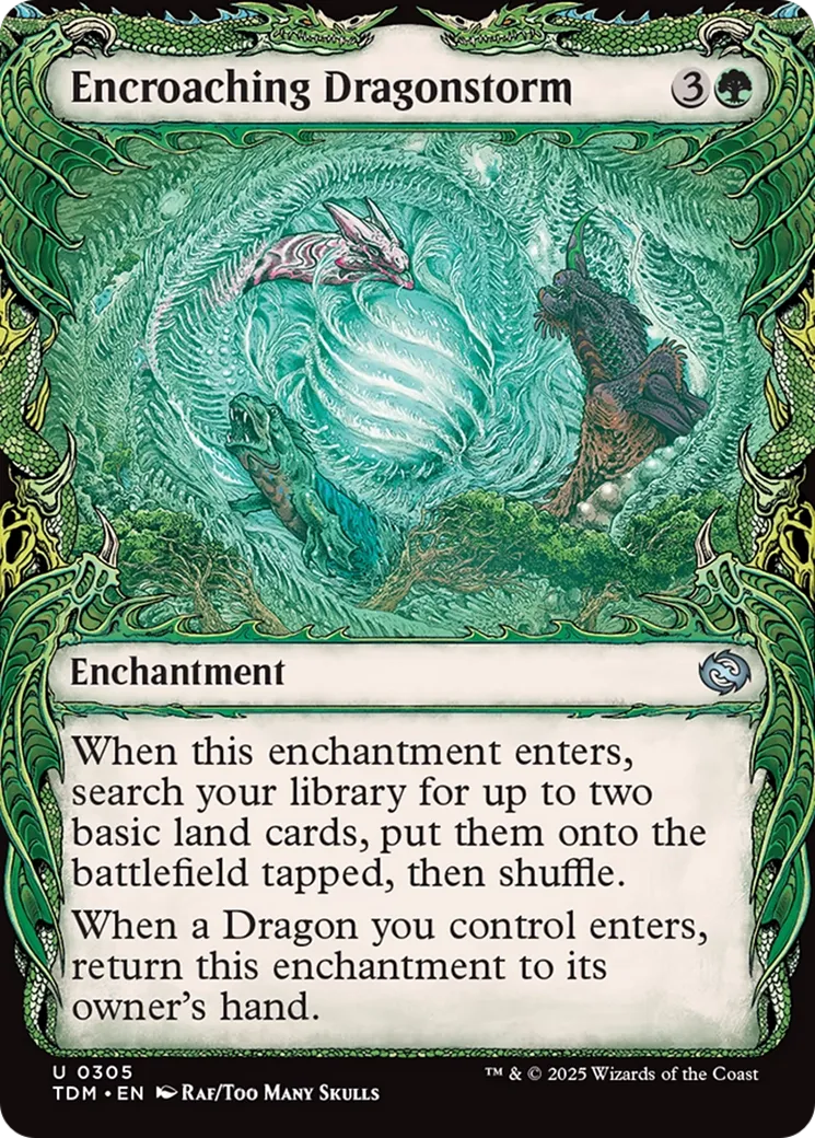 Encroaching Dragonstorm — Tarkir: Dragonstorm — Magic: The Gathering