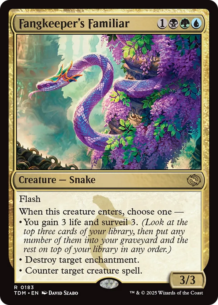 Fangkeeper's Familiar — Tarkir: Dragonstorm — Magic: The Gathering
