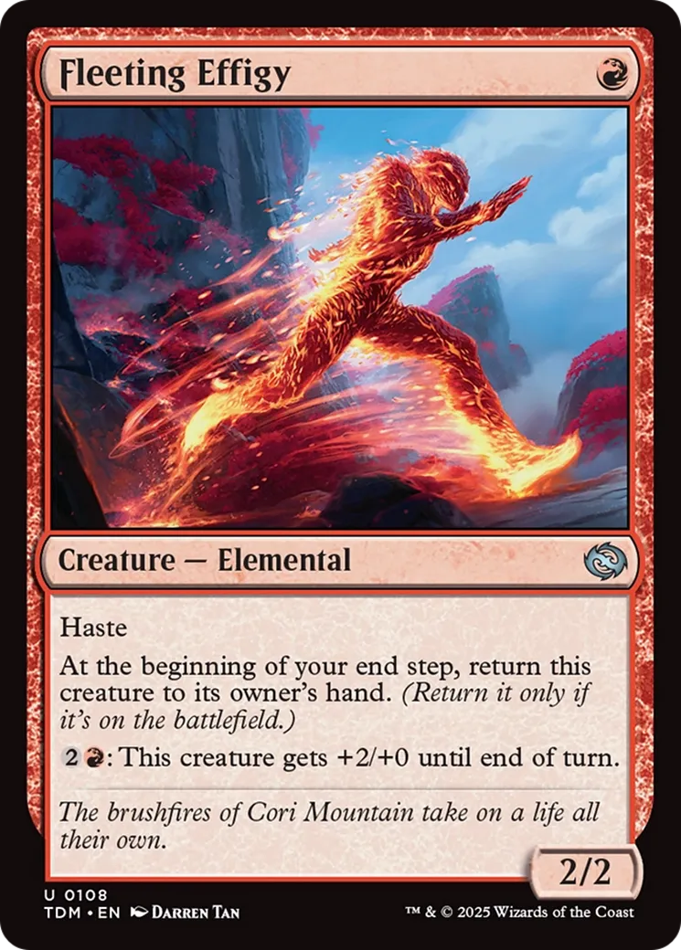Effigie fugace — Tarkir: Dragonstorm — Magic: The Gathering