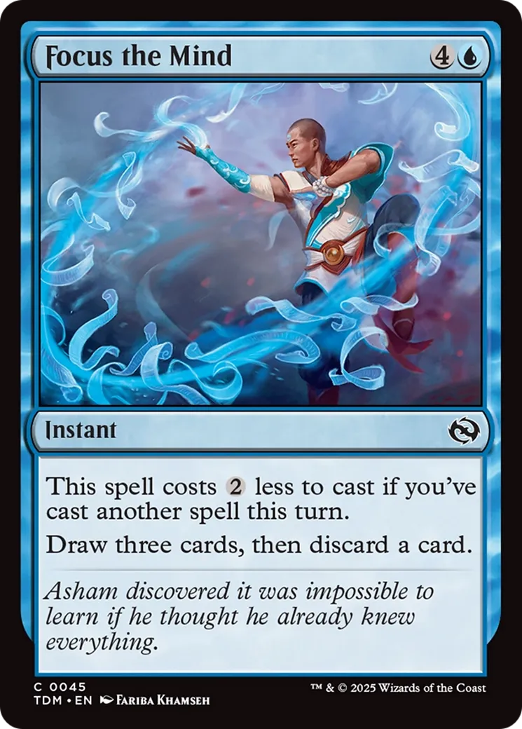 Concentrer son esprit — Tarkir: Dragonstorm — Magic: The Gathering