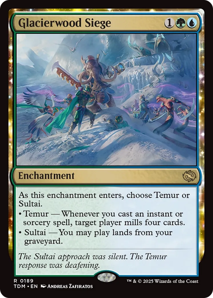 Glacierwood Siege — Tarkir: Dragonstorm — Magic: The Gathering