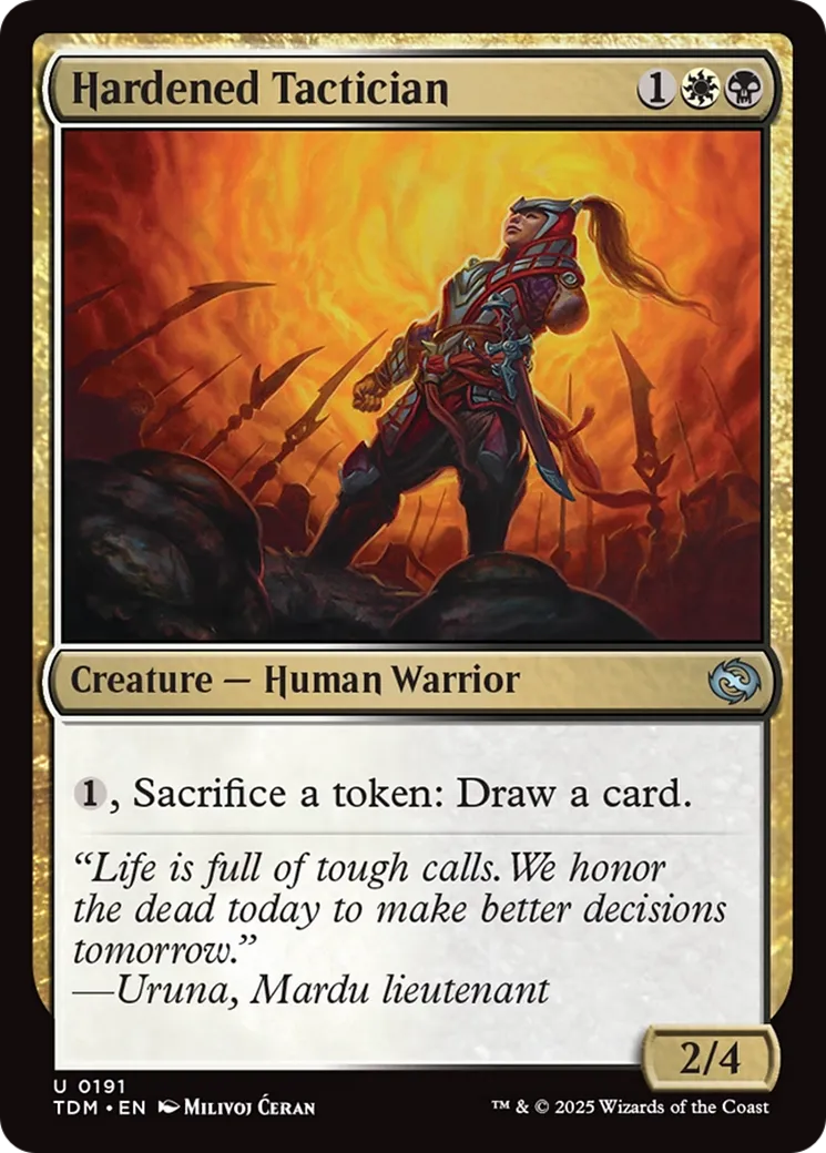 Tacticienne endurcie — Tarkir: Dragonstorm — Magic: The Gathering
