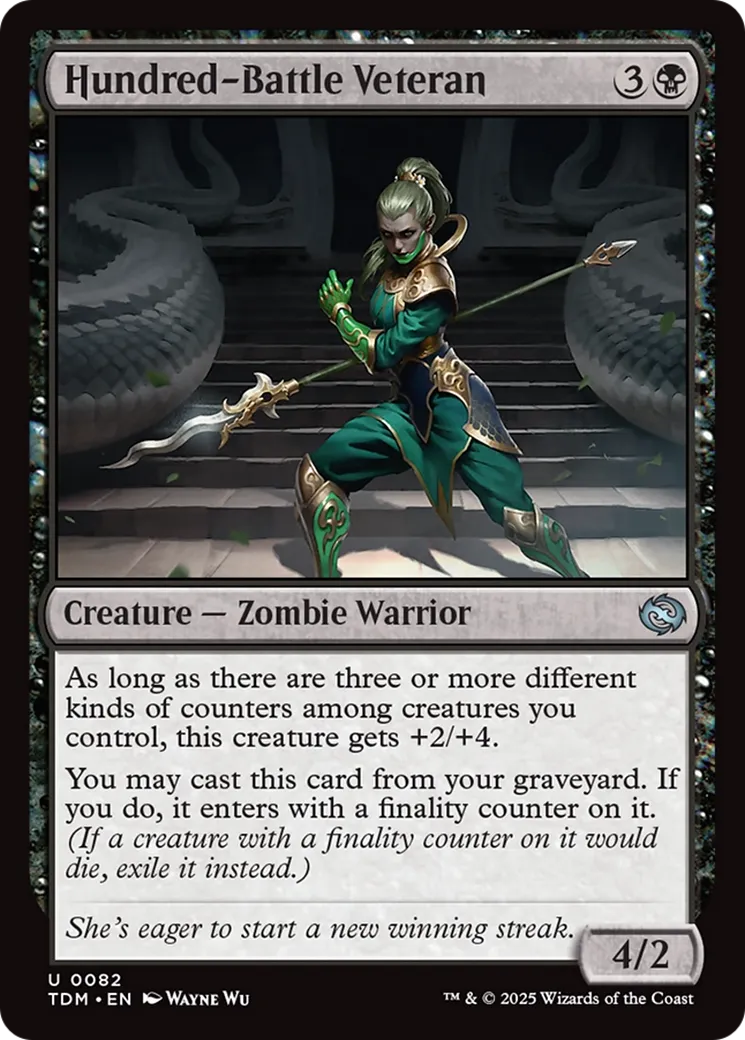 Hundred-Battle Veteran — Tarkir: Dragonstorm — Magic: The Gathering