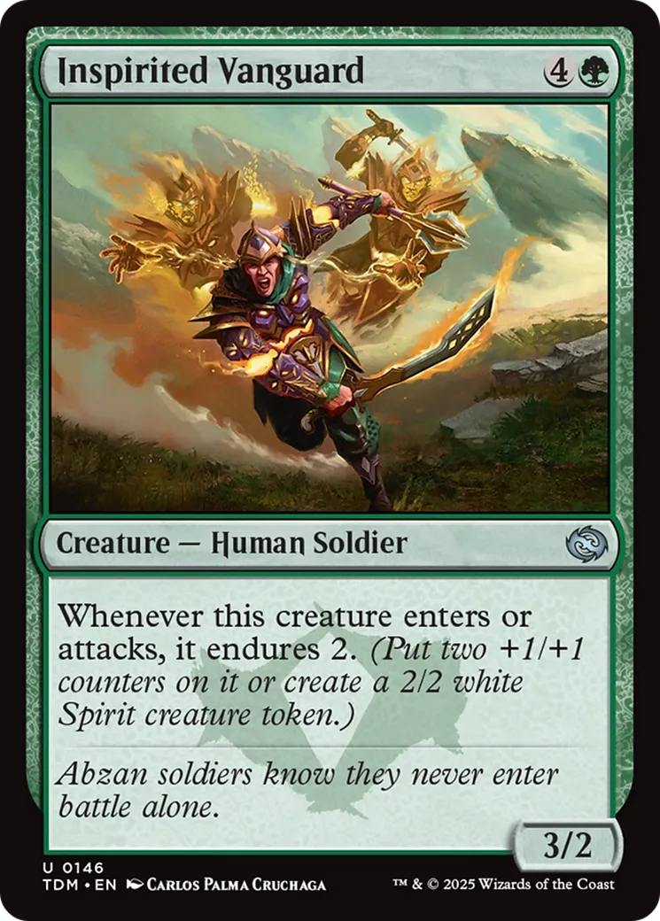 Inspirited Vanguard — Tarkir: Dragonstorm — Magic: The Gathering