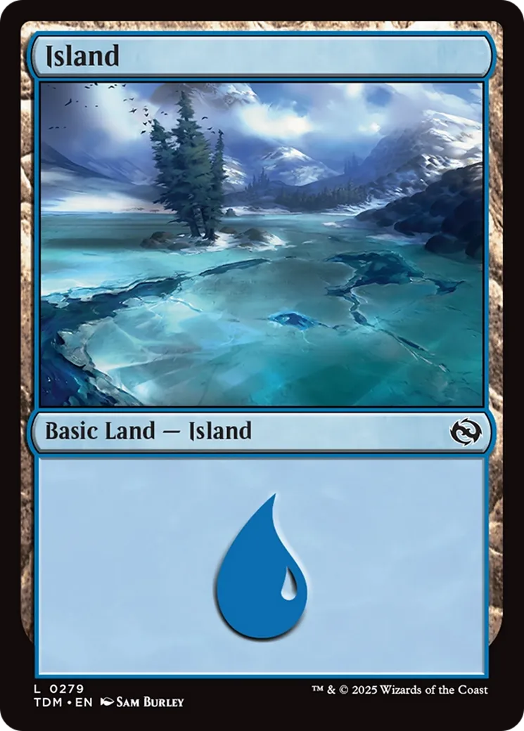 Island — Tarkir: Dragonstorm — Magic: The Gathering