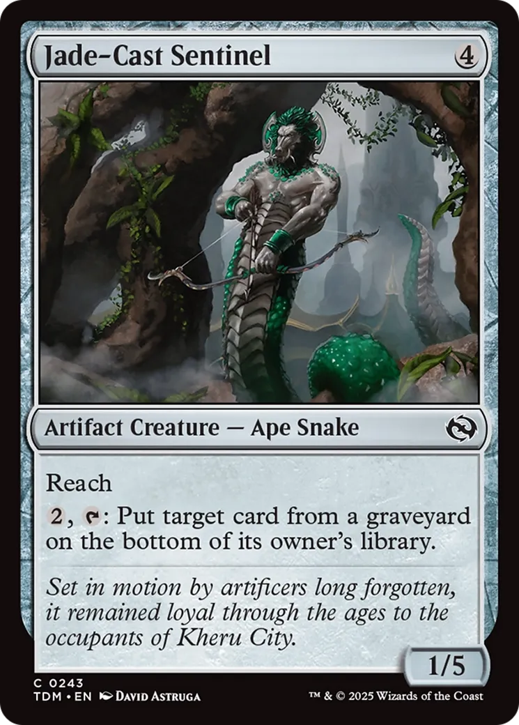 Sentinelle sertie de jade — Tarkir: Dragonstorm — Magic: The Gathering