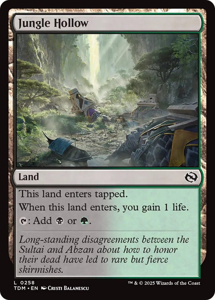 Dépression de jungle — Tarkir: Dragonstorm — Magic: The Gathering