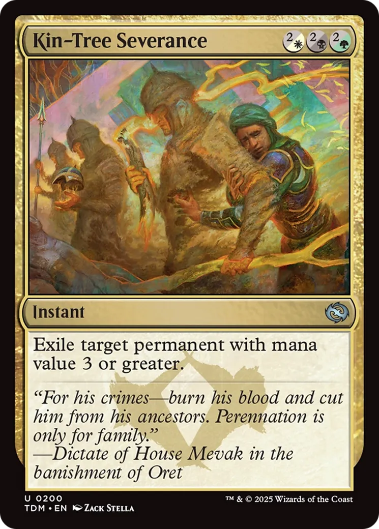 Kin-Tree Severance — Tarkir: Dragonstorm — Magic: The Gathering