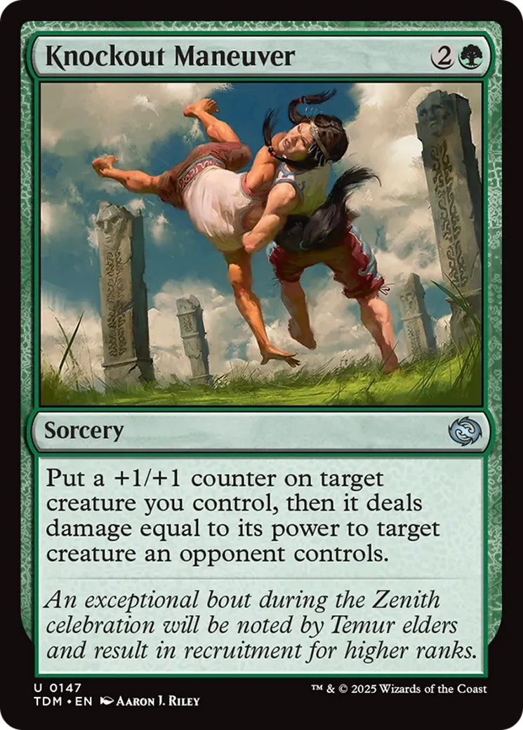 Knockout Maneuver — Tarkir: Dragonstorm — Magic: The Gathering