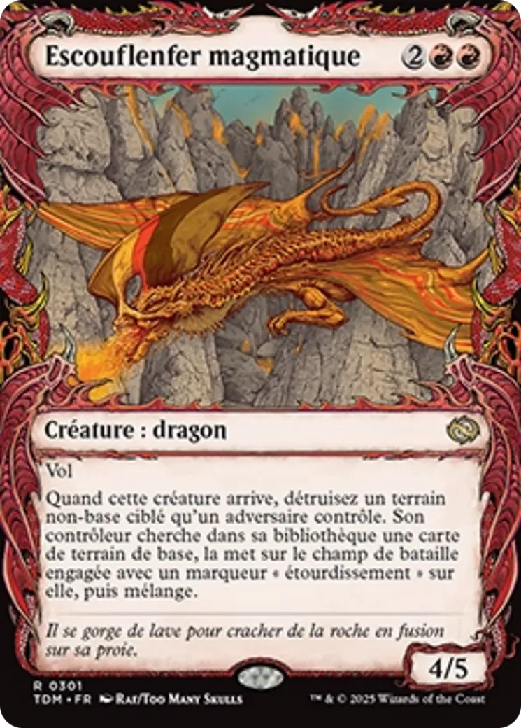 Escouflenfer magmatique — Tarkir: Dragonstorm — Magic: The Gathering