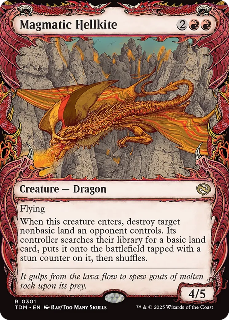 Magmatic Hellkite from Tarkir: Dragonstorm - Magic: The Gathering