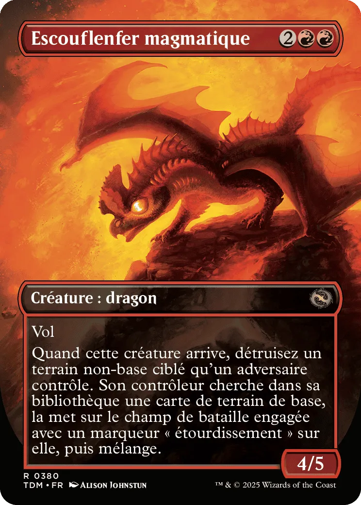 Escouflenfer magmatique — Tarkir: Dragonstorm — Magic: The Gathering