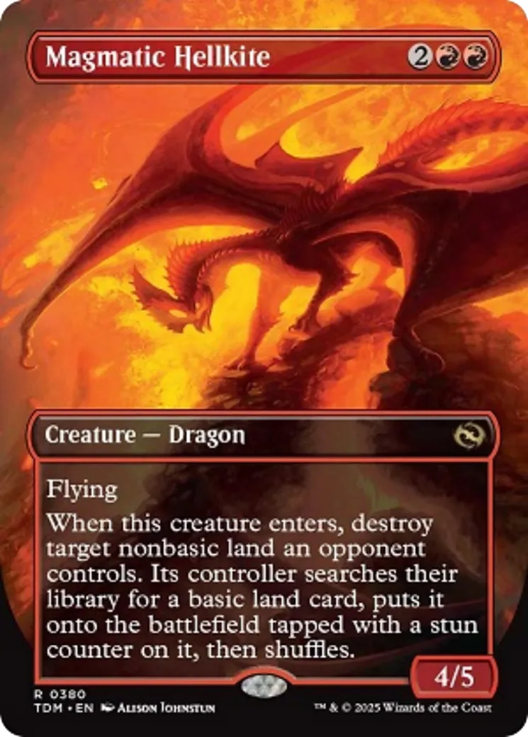 Magmatic Hellkite — Tarkir: Dragonstorm — Magic: The Gathering