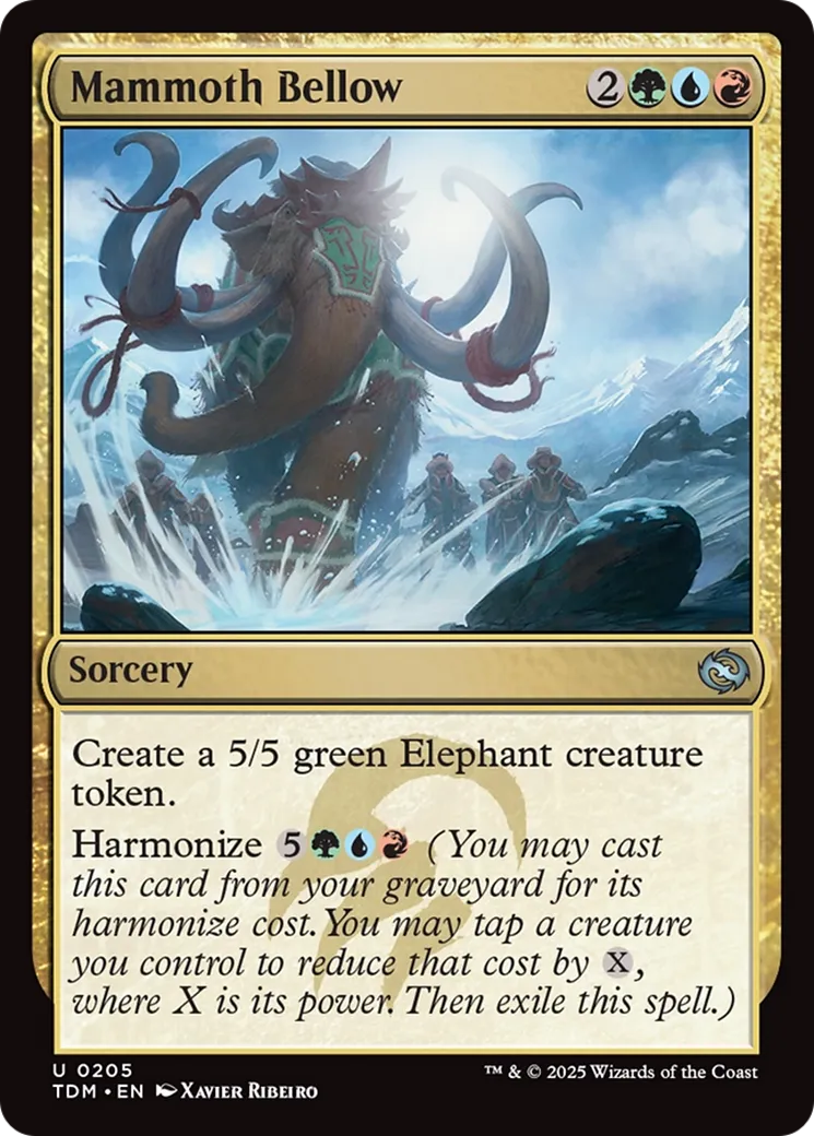 Mammoth Bellow — Tarkir: Dragonstorm — Magic: The Gathering