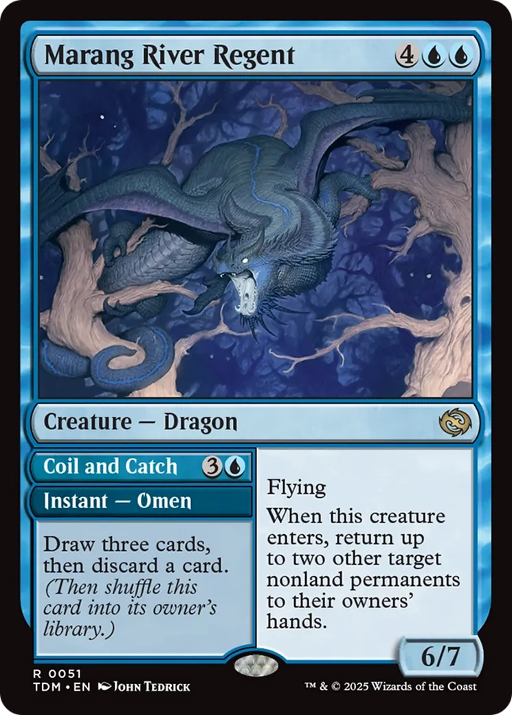 Régent du fleuve Marang // Enrouler et attraper — Tarkir: Dragonstorm — Magic: The Gathering