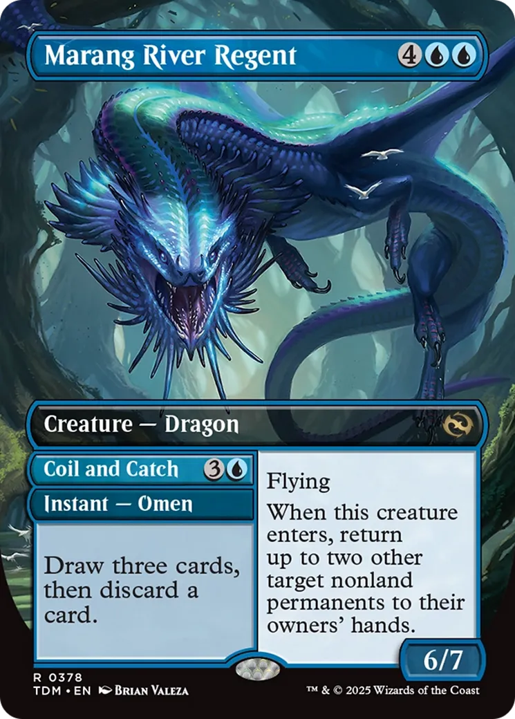 Marang River Regent // Coil and Catch — Tarkir: Dragonstorm — Magic: The Gathering