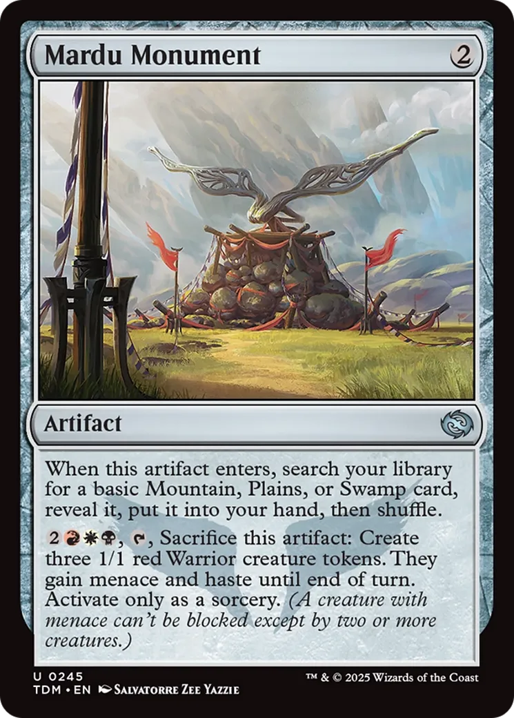 Mardu Monument — Tarkir: Dragonstorm — Magic: The Gathering