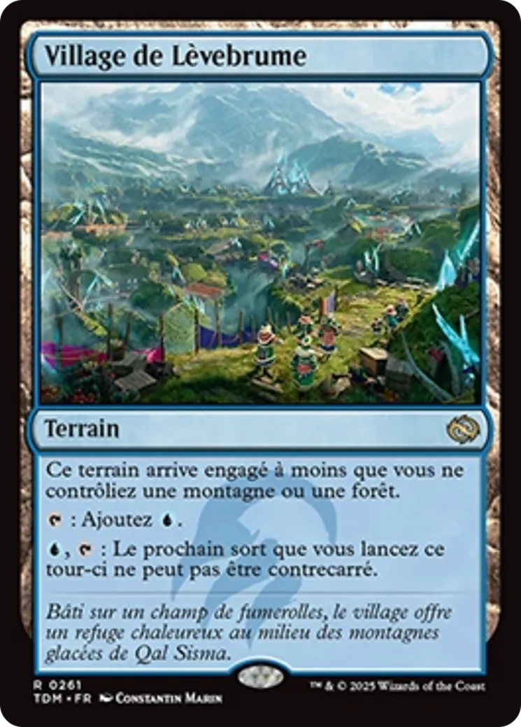 Village de Lèvebrume — Tarkir: Dragonstorm — Magic: The Gathering