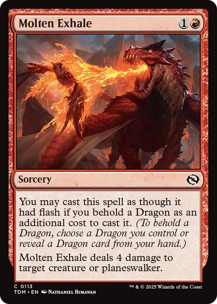 Souffle en fusion — Tarkir: Dragonstorm — Magic: The Gathering