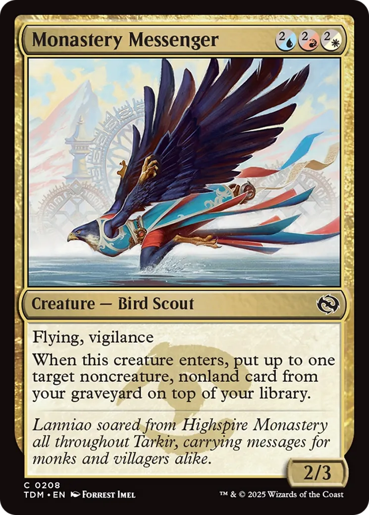 Monastery Messenger — Tarkir: Dragonstorm — Magic: The Gathering