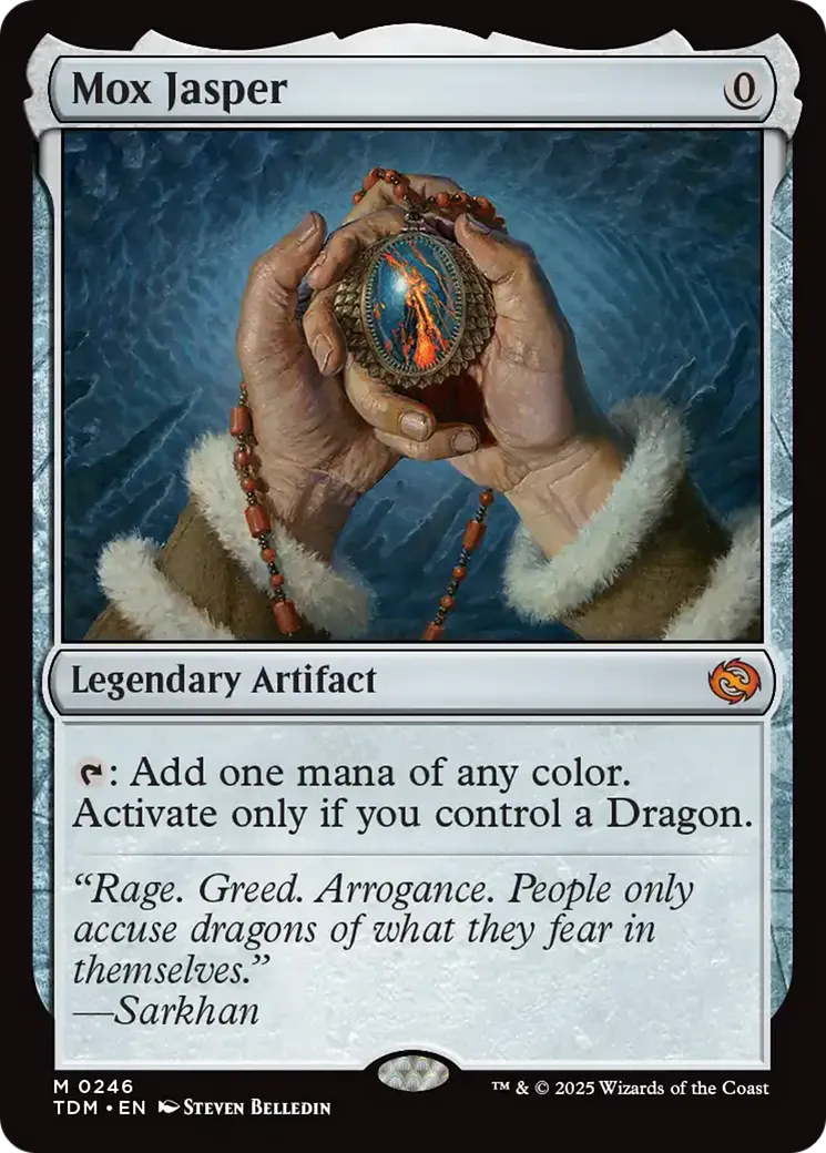 Mox de jaspe — Tarkir: Dragonstorm — Magic: The Gathering